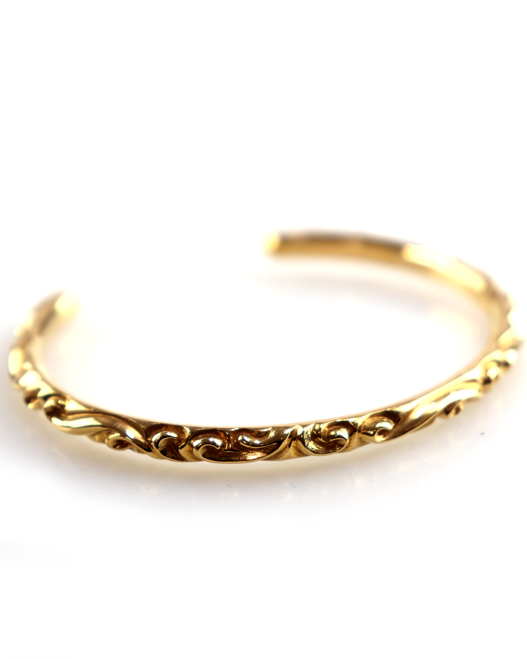 22k scrollband bangle
