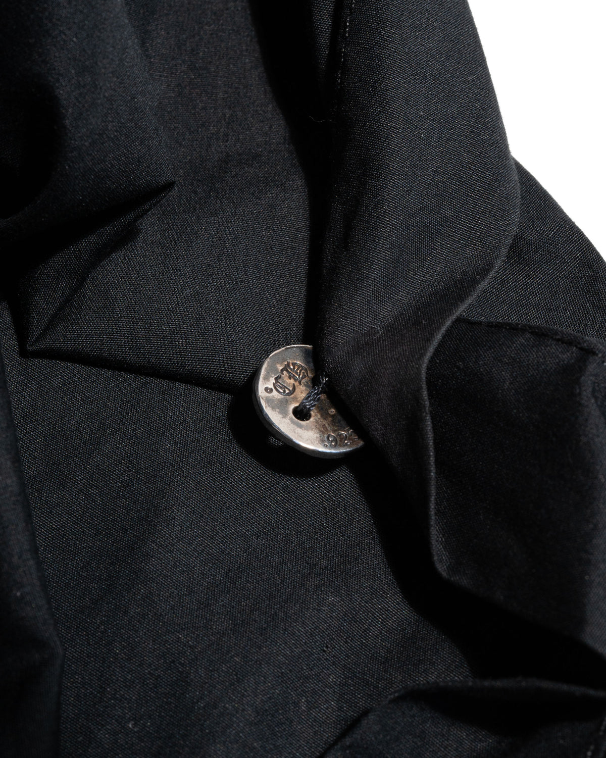 BS Fleur Button Leather Collar L/S Shirt
