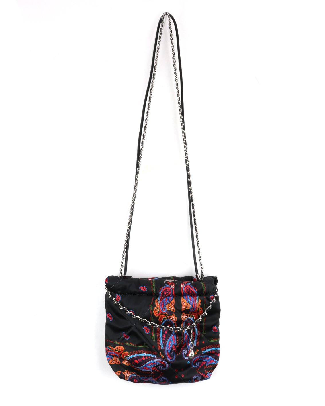 Paisley Silk Chain Pouch