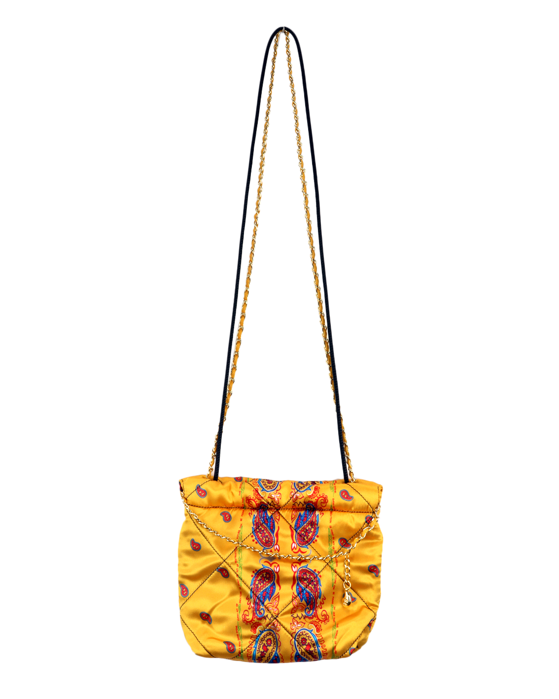 Paisley Silk Chain Pouch