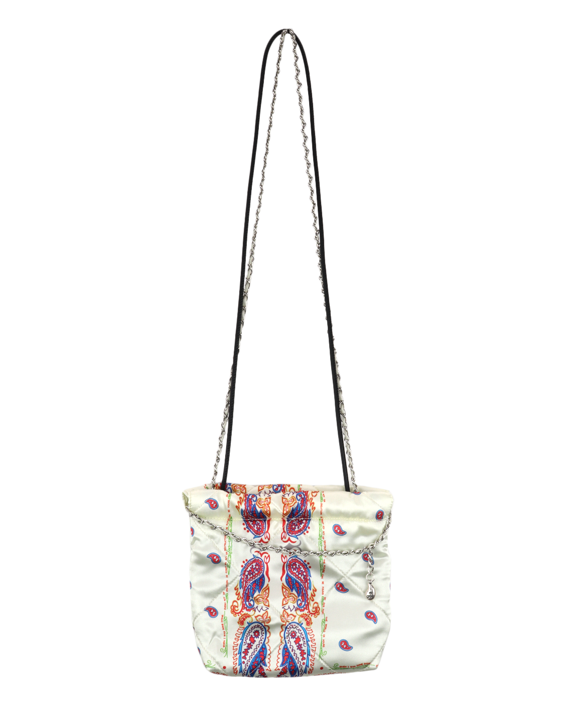 Paisley Silk Chain Pouch