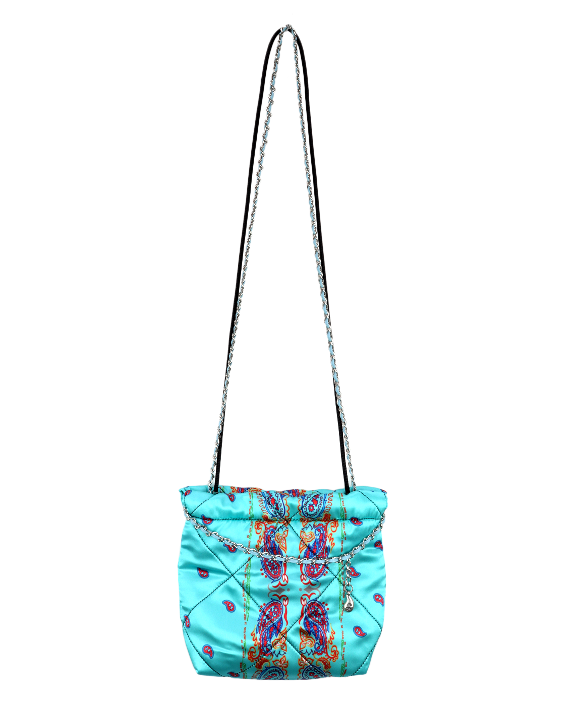 Paisley Silk Chain Pouch