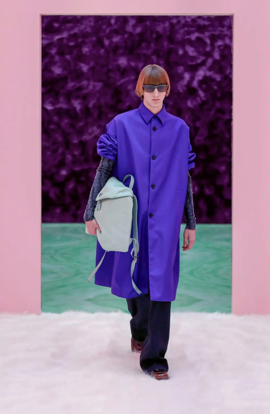Oversized Nylon Coat