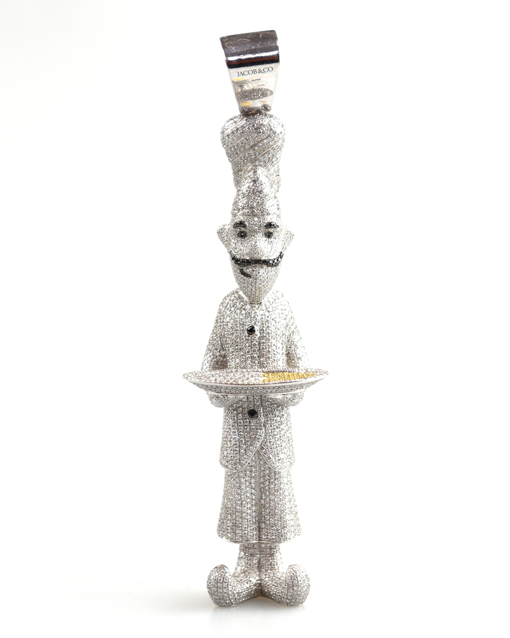 "JACOB&amp;CO" Curry Up White Gold &amp; Diamond Pendant