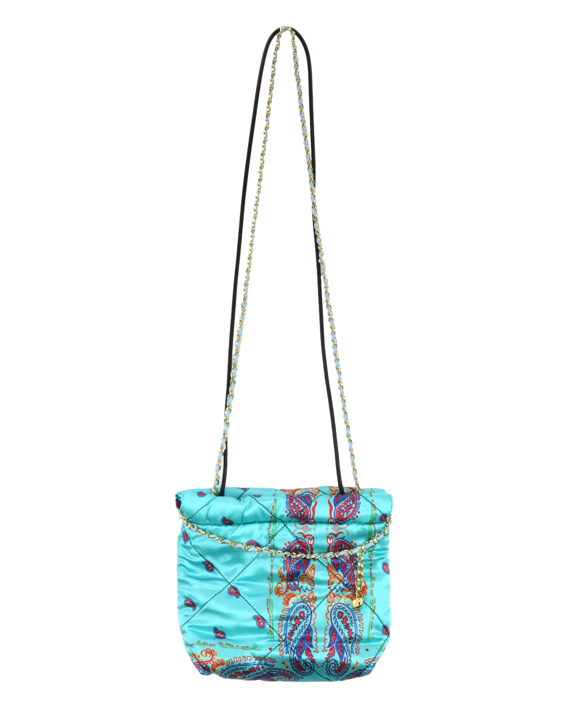Paisley Silk Chain Pouch