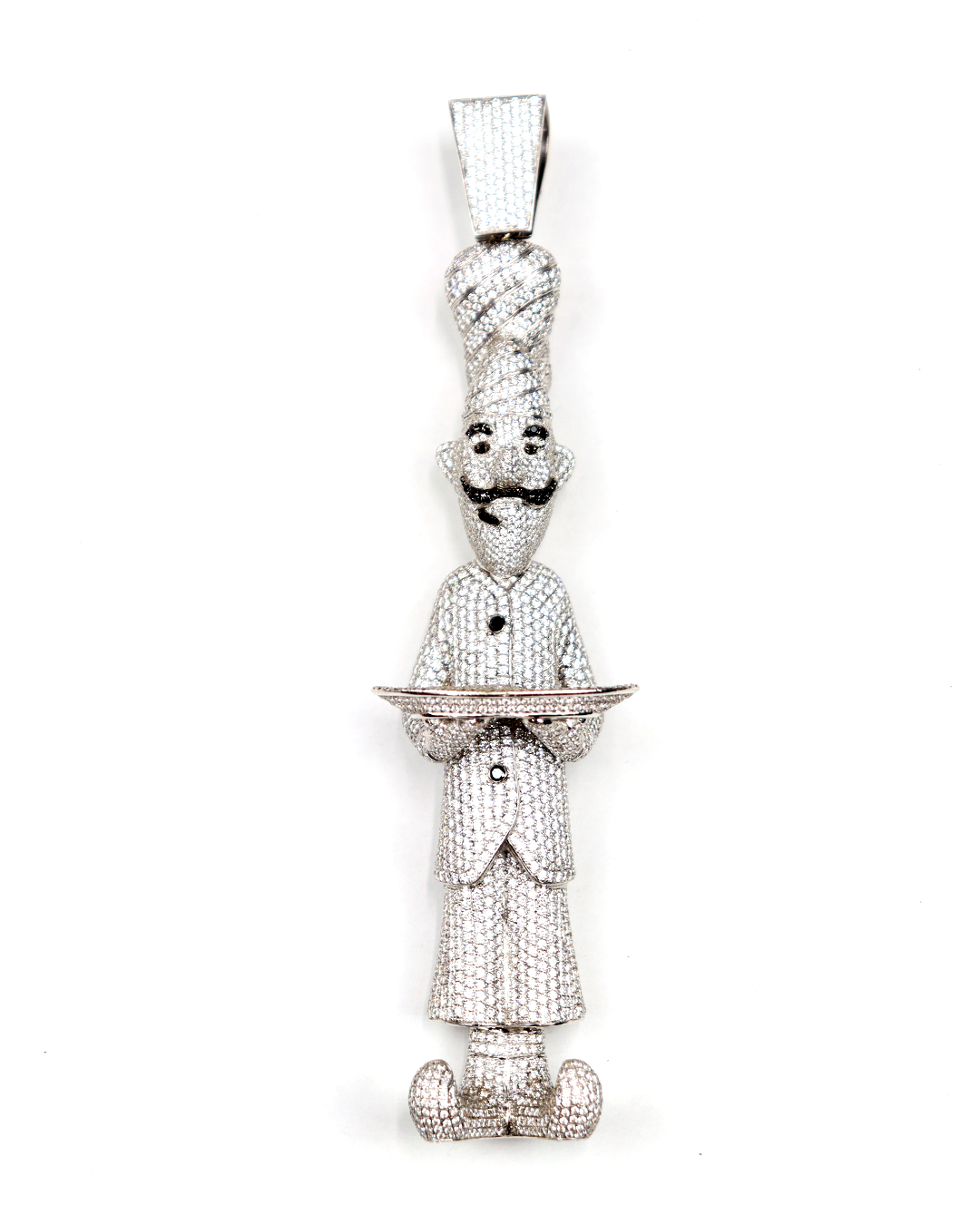 Curry Up White Gold & Diamond Pendant