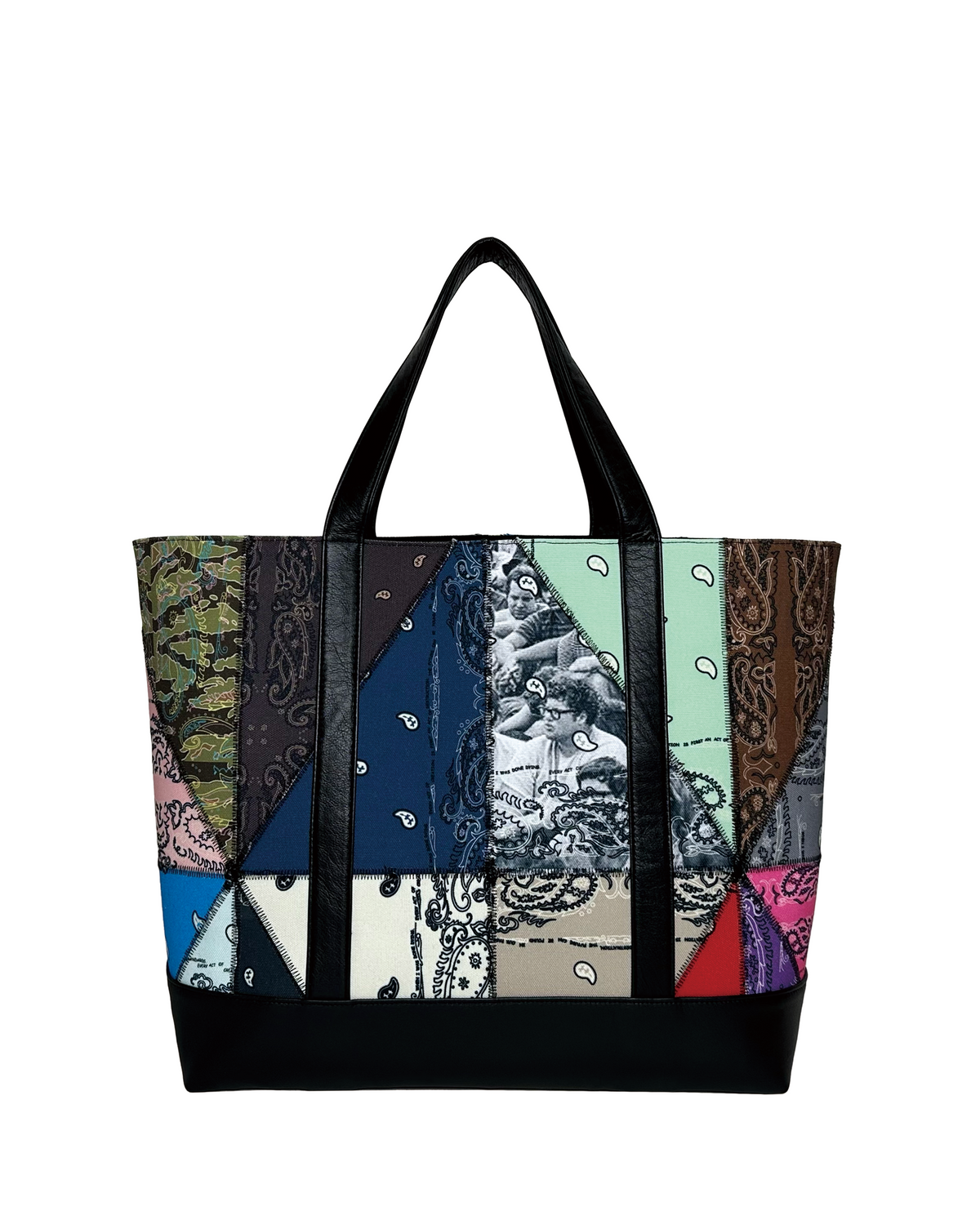 Geometric Paisley Tote Bag
