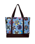Flower Patch Paisley Denim Tote Bag