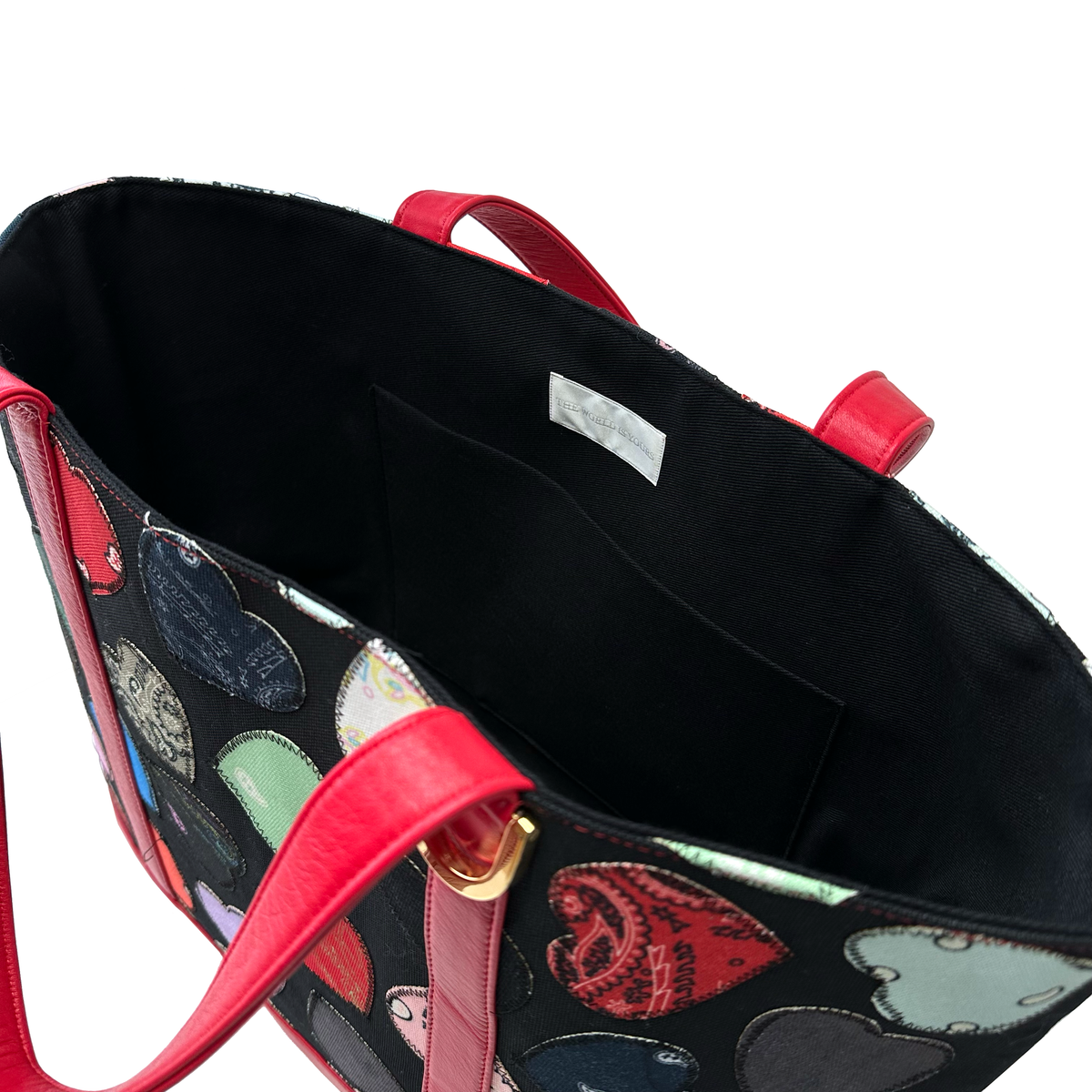 Heart Patch Paisley Tote Bag