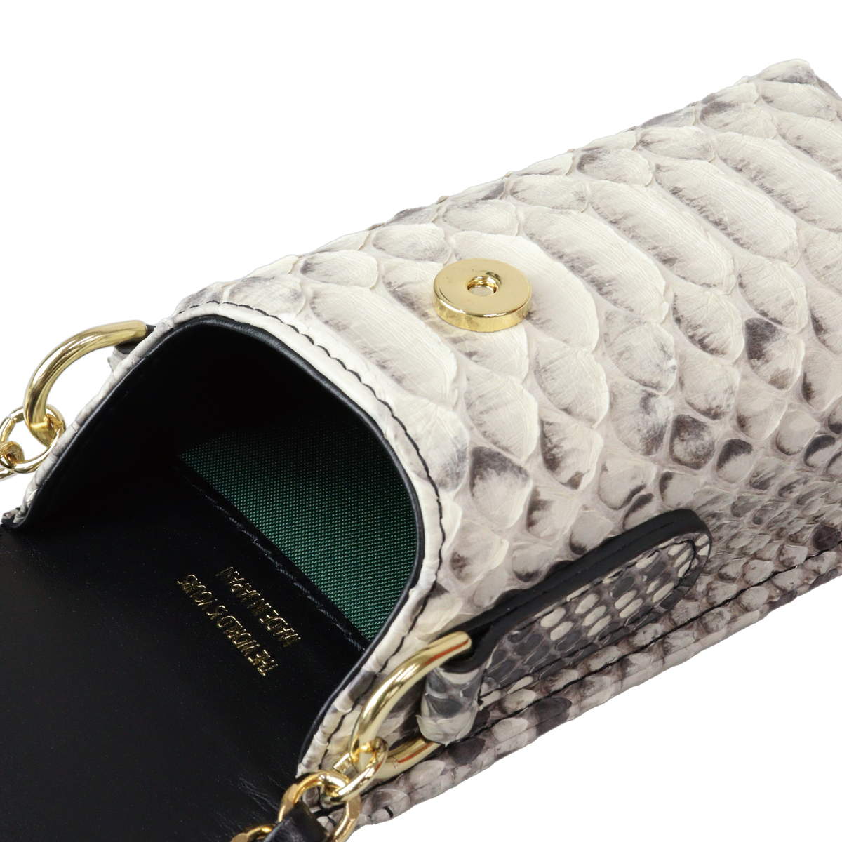 Exotic Leather Eyewear Chain Bag