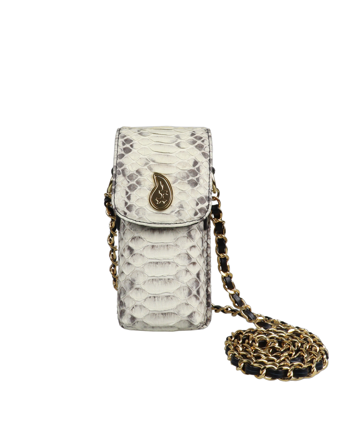 Exotic Leather Eyewear Chain Bag