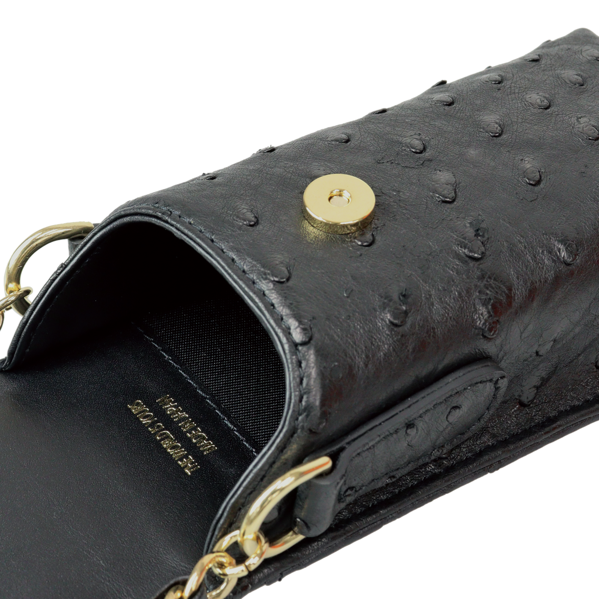 Exotic Leather Eyewear Chain Bag