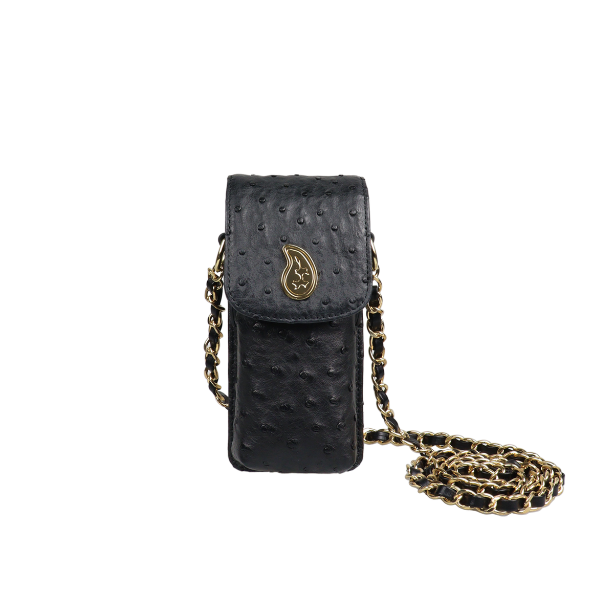 Exotic Leather Eyewear Chain Bag