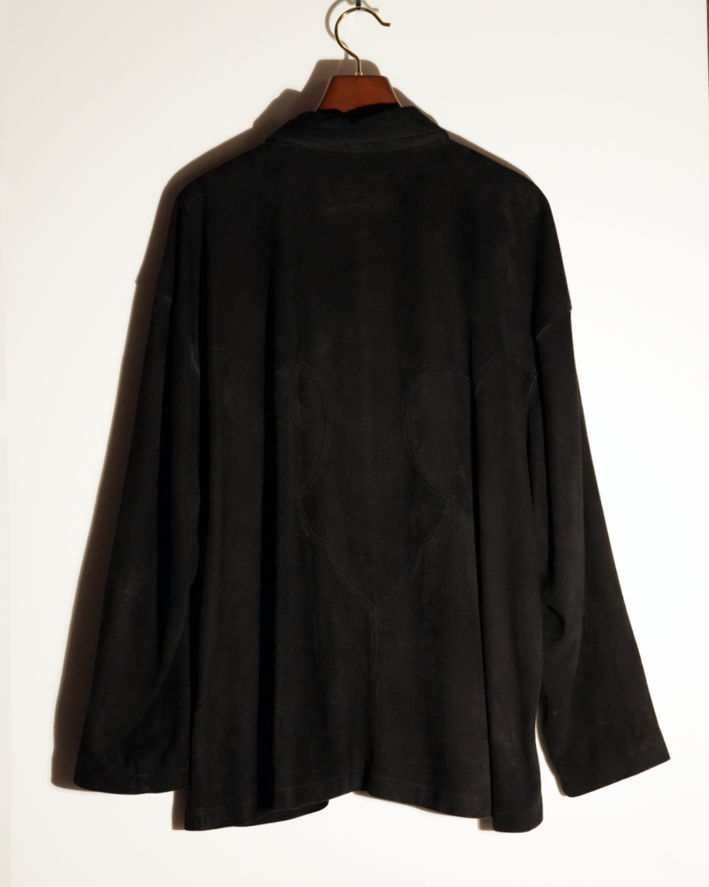 Suede Leather Dagger Zip Jacket
