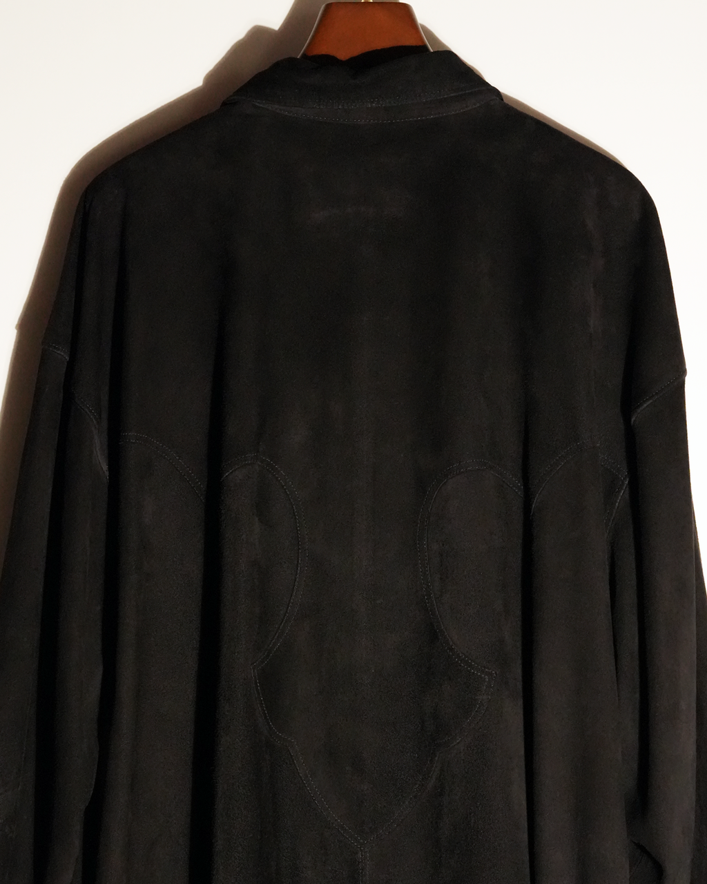 Suede Leather Dagger Zip Jacket