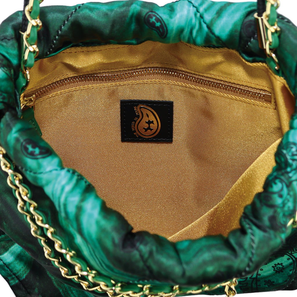 Paisley Silk Chain Pouch