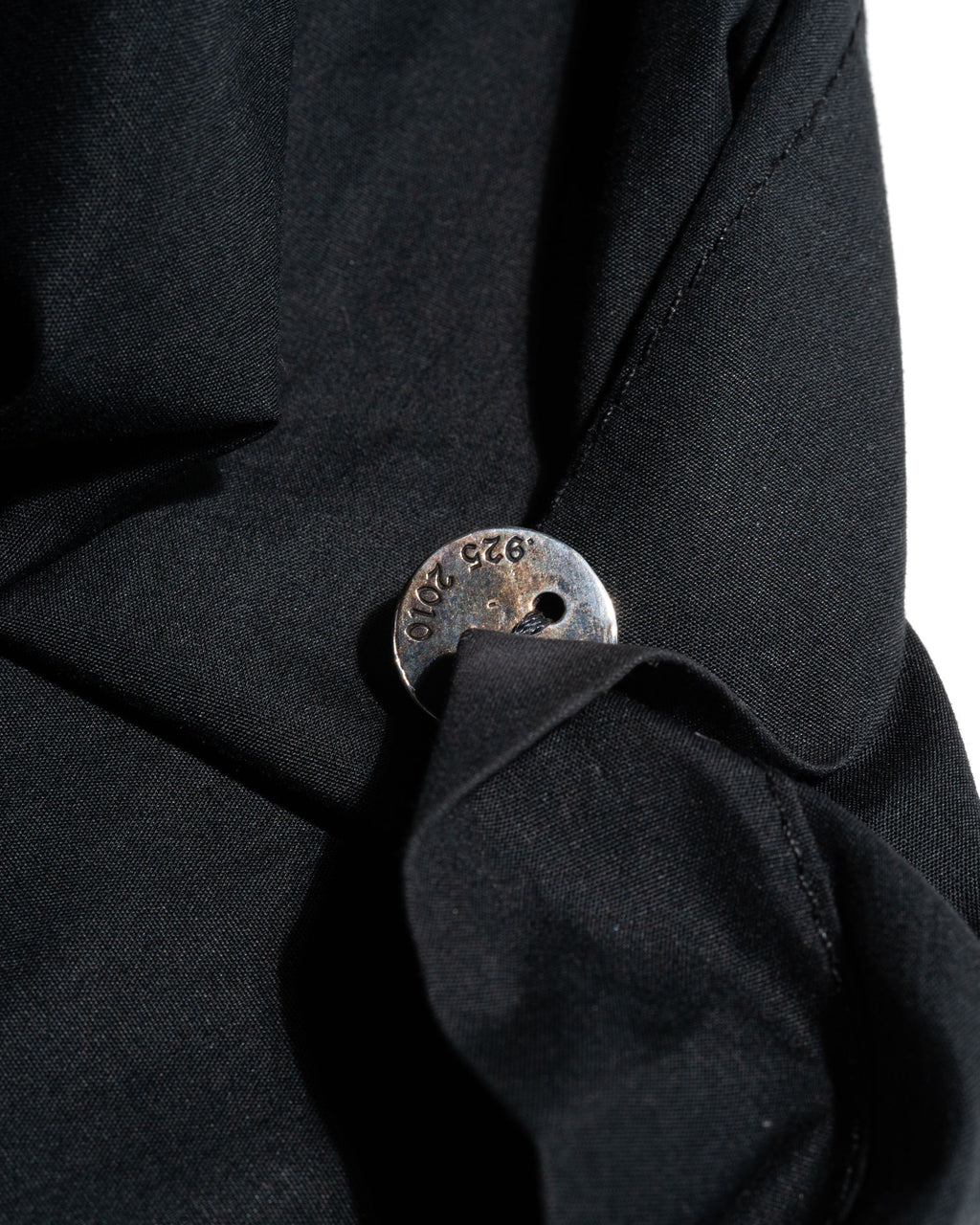 BS Fleur Button Leather Collar L/S Shirt