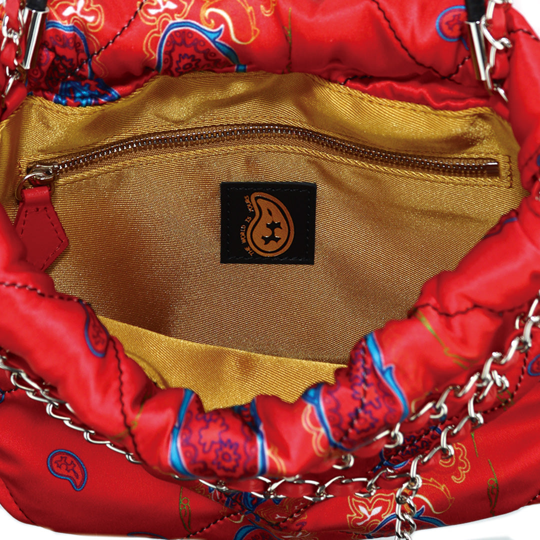 Paisley Silk Chain Pouch