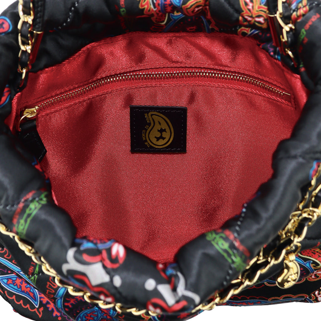 Paisley Silk Chain Pouch