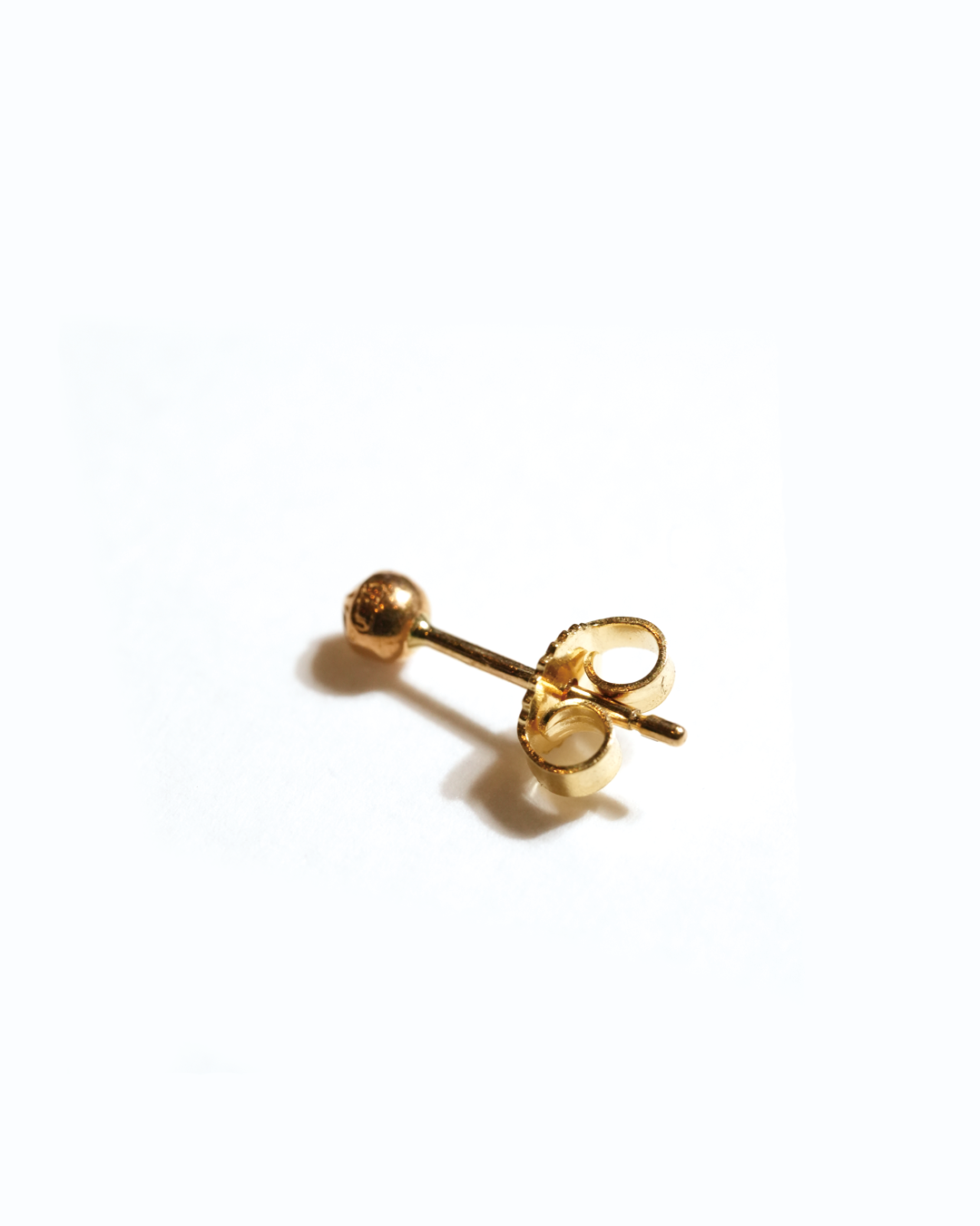 22k Mini Crossball  Stud Earrings