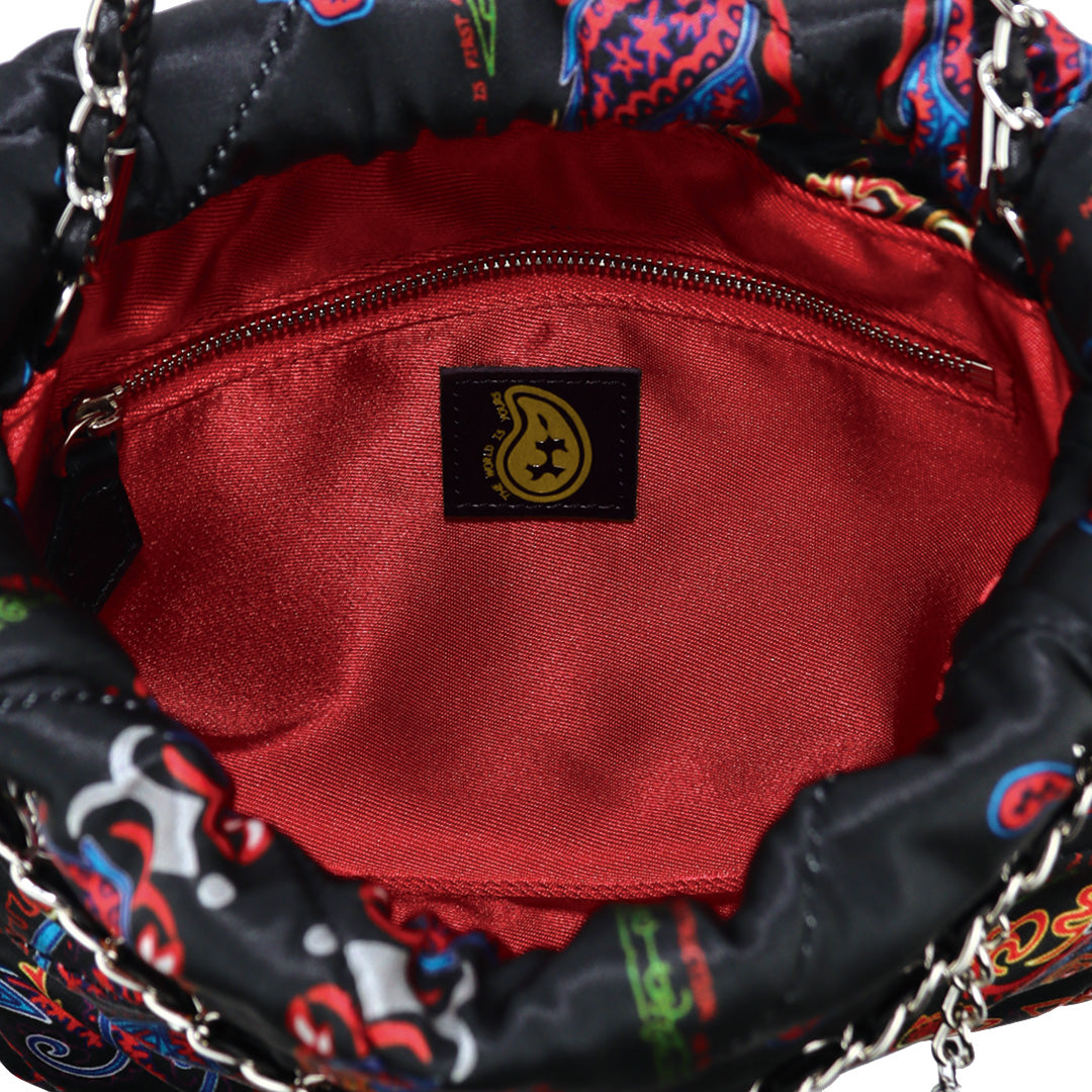 Paisley Silk Chain Pouch