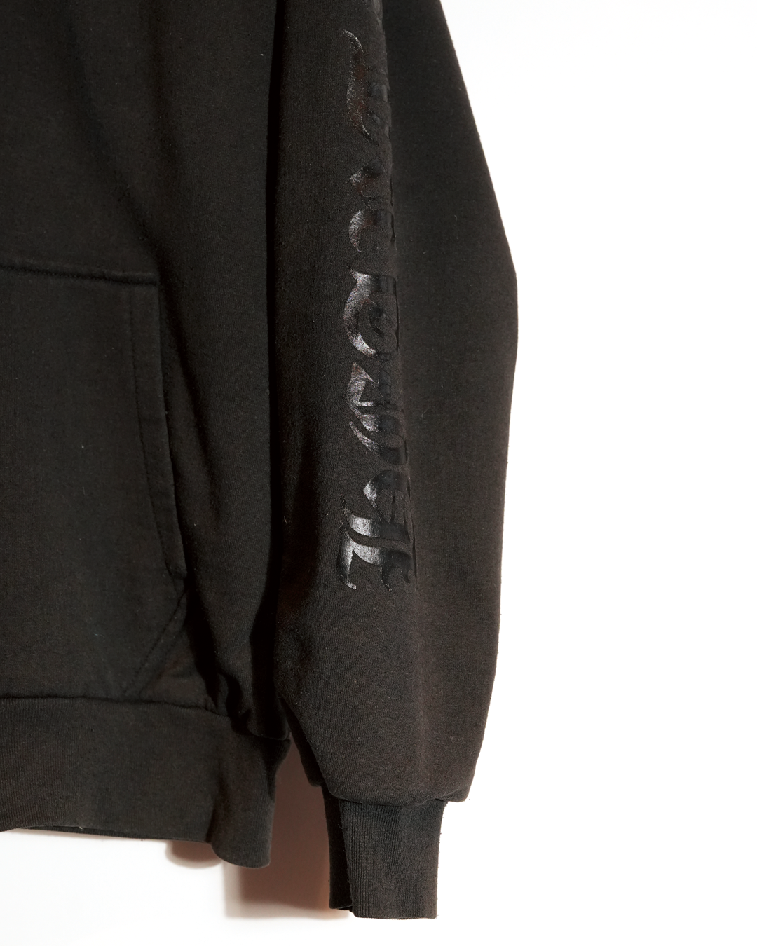 Double Face Zip Logo Hoodie