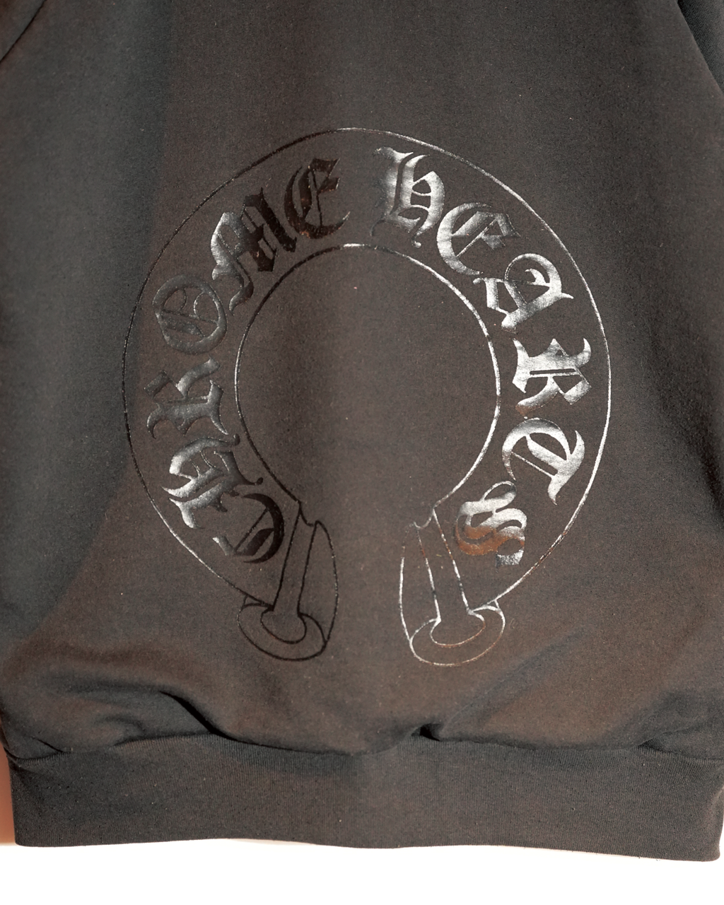 Double Face Zip Logo Hoodie
