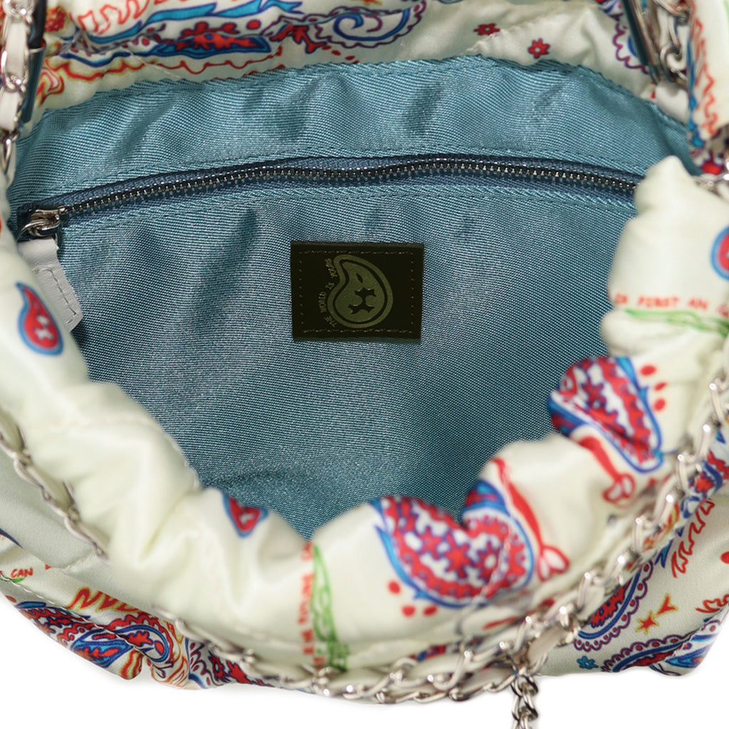 Paisley Silk Chain Pouch