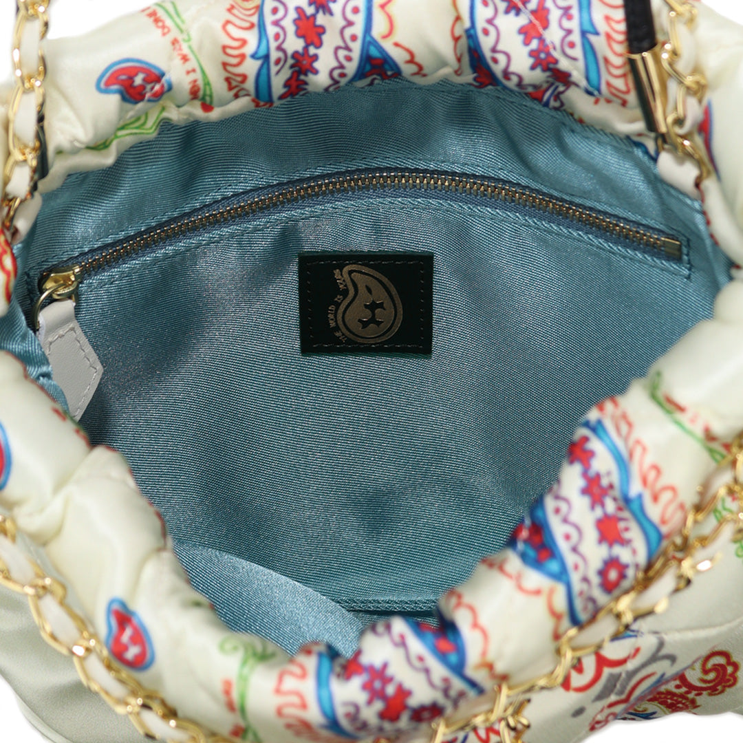 Paisley Silk Chain Pouch