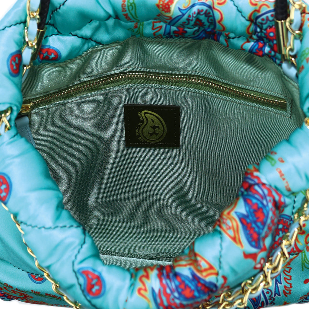 Paisley Silk Chain Pouch