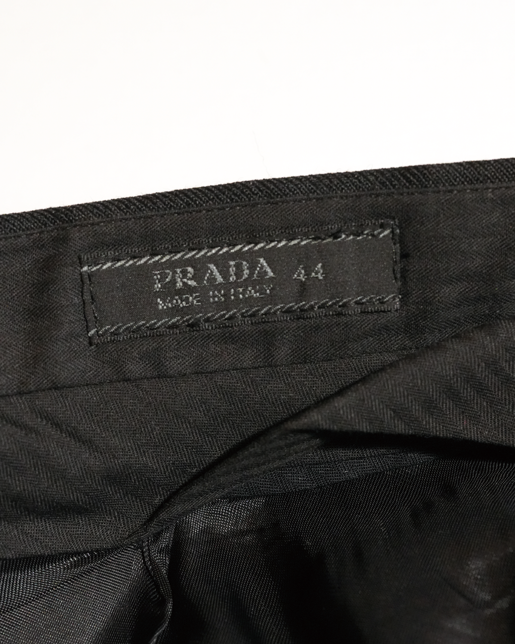 Leather Panel Trousers