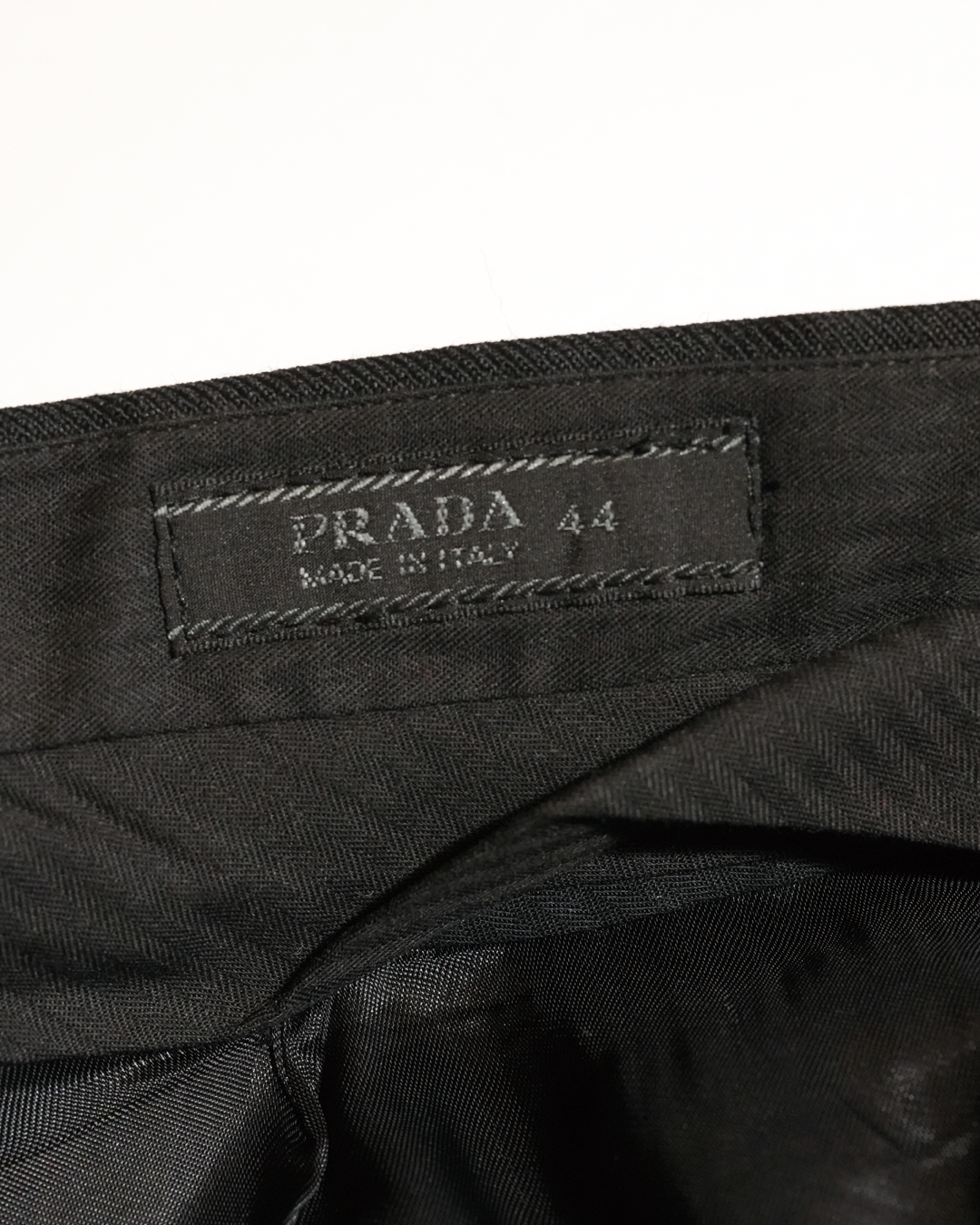 Leather Panel Trousers