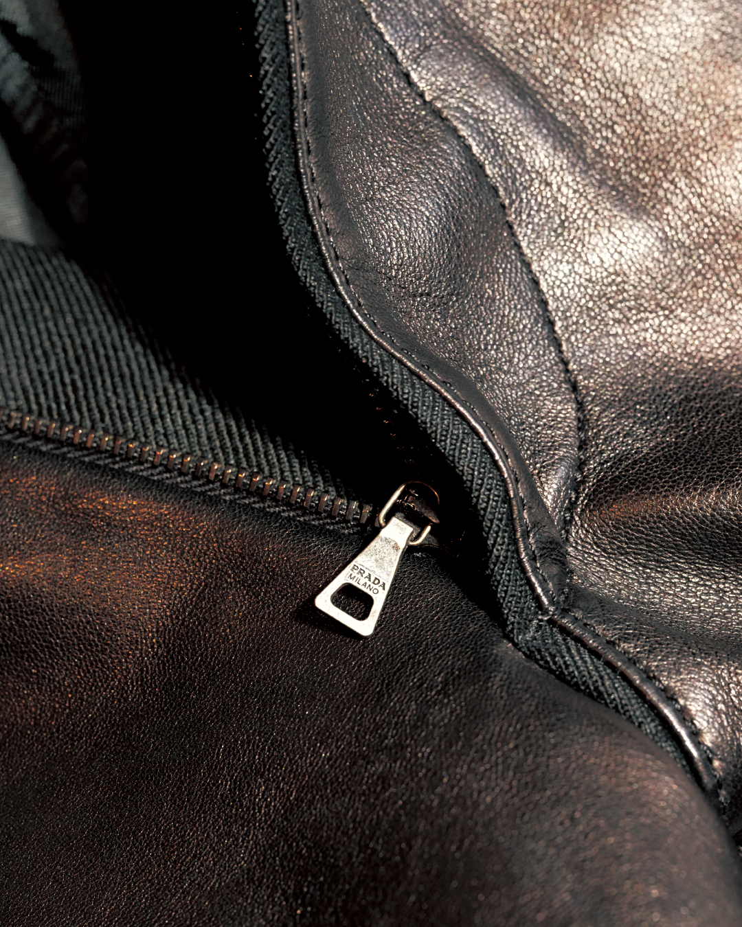 Leather Panel Trousers