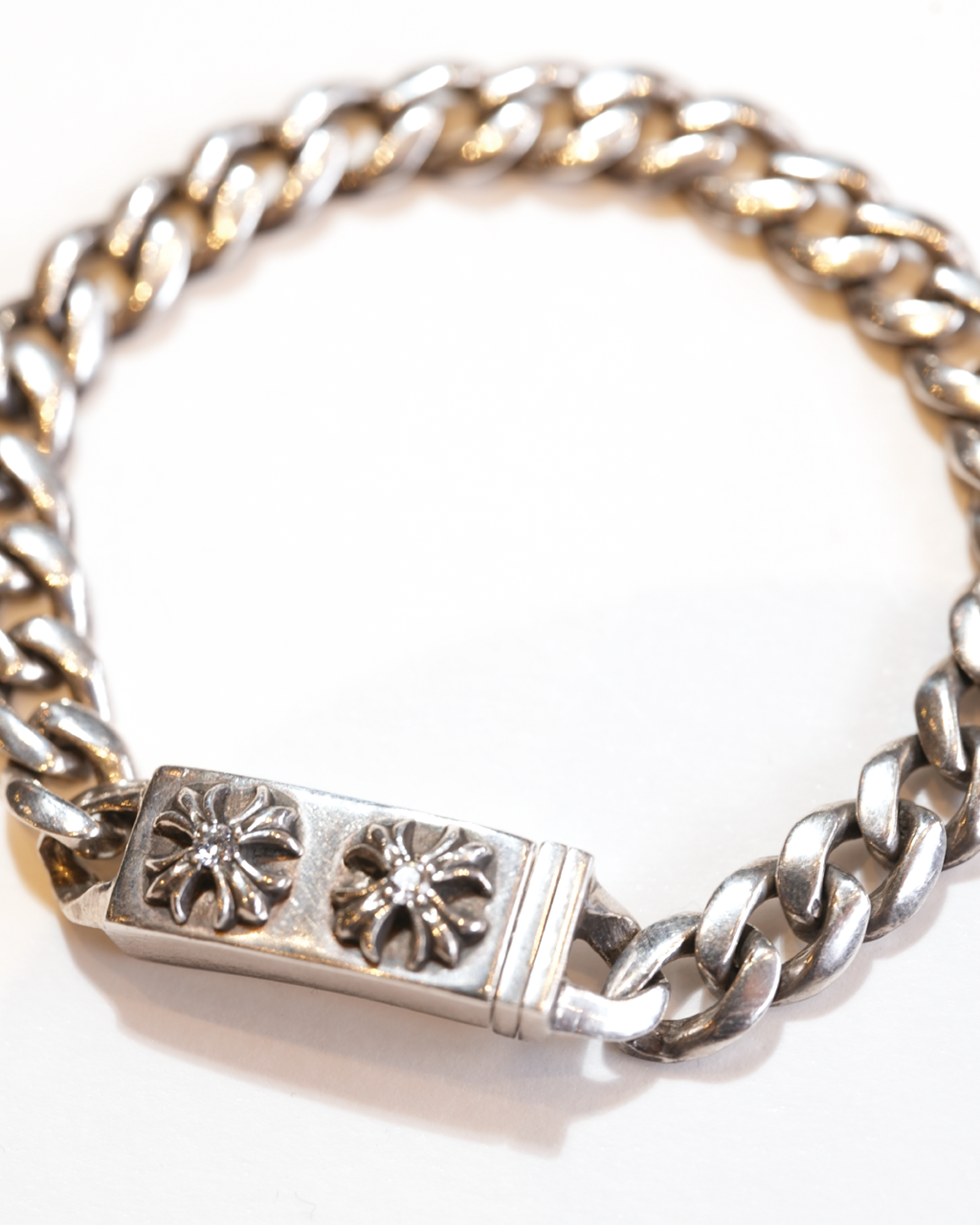 ID Mini Cross with Pave Bracelet