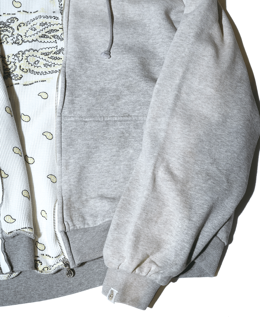 Double Face Paisley Zip Hoodie (Store Exclusive)