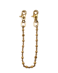 22k 2crip short crossball wallet chain