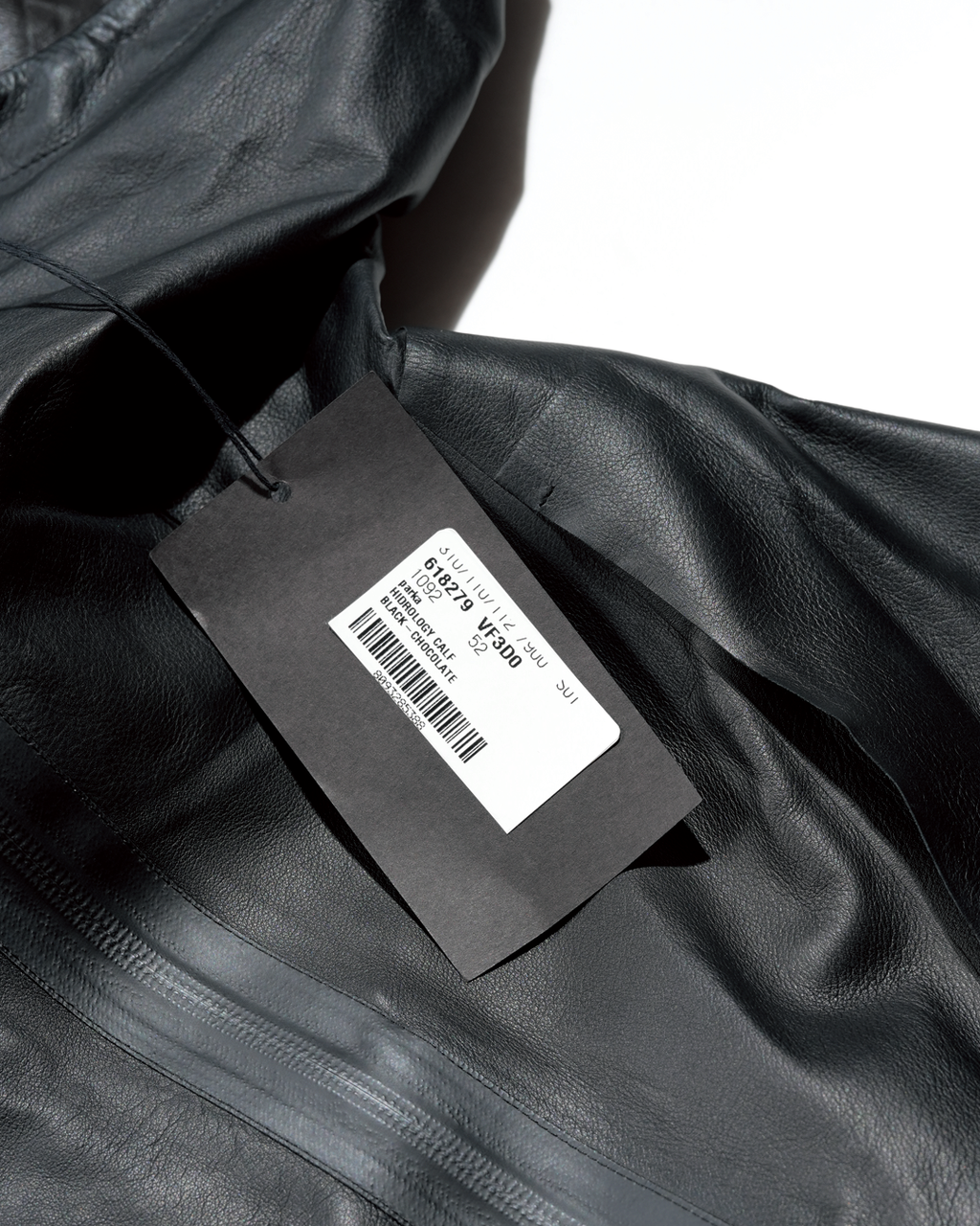 Oversized Leather Pullover Anorak