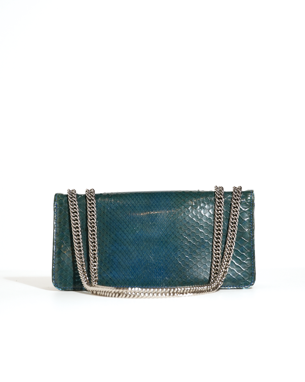 Python Flap Chain Bag