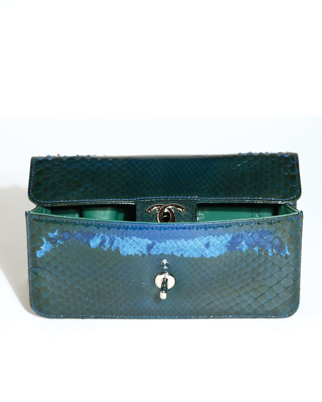 Python Flap Chain Bag