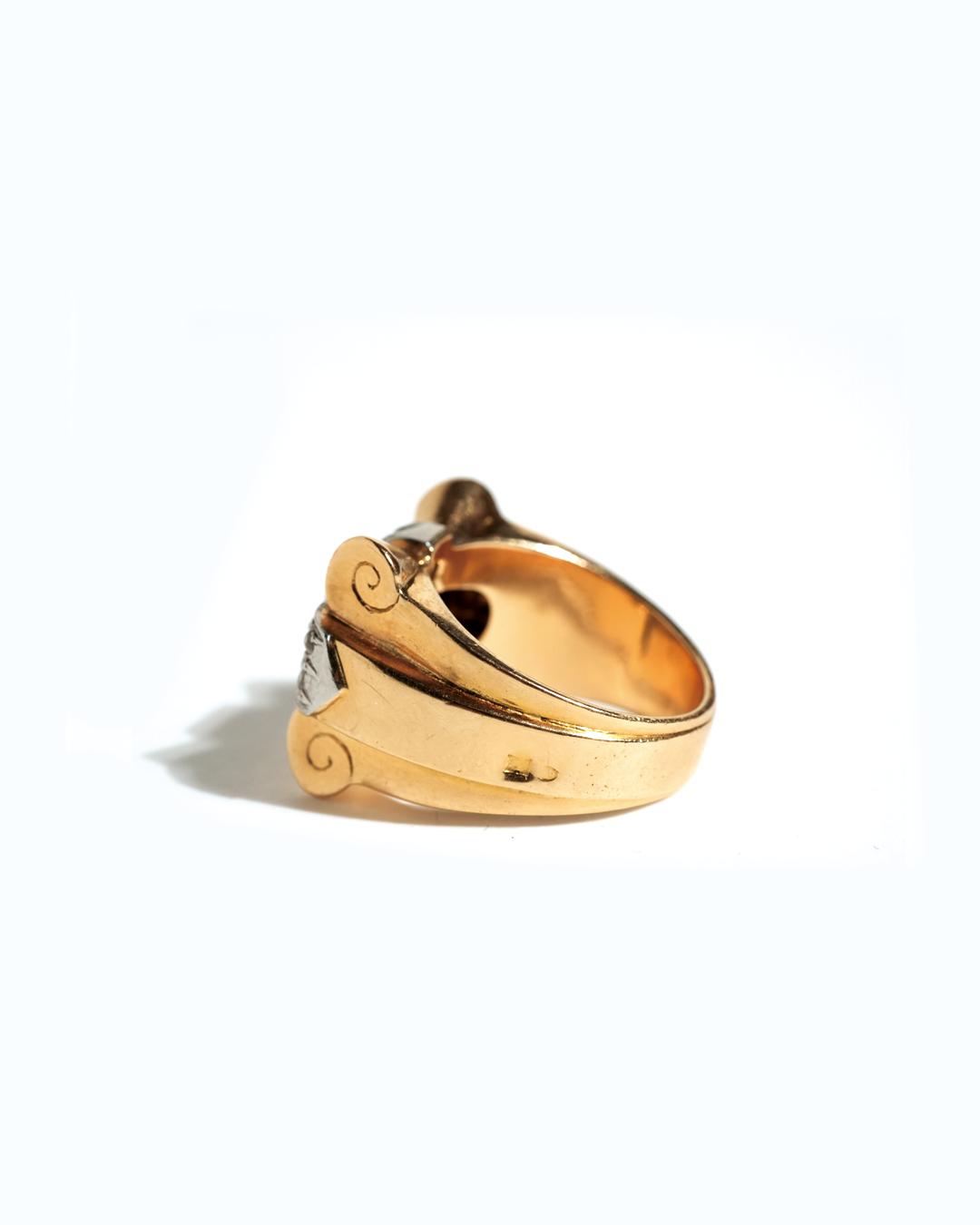 French Tank Diamond Ring