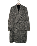 Herringbone Tweed Double-Breasted Coat