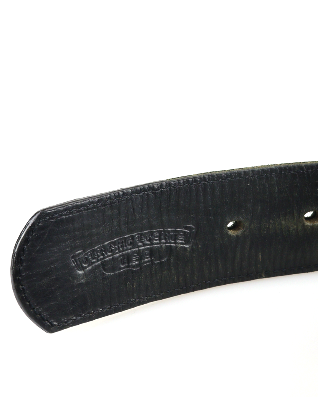 1.5 Gunslinger Crossball Stud Leather Belt