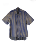 Dagger Zip S/L Stripe Shirts