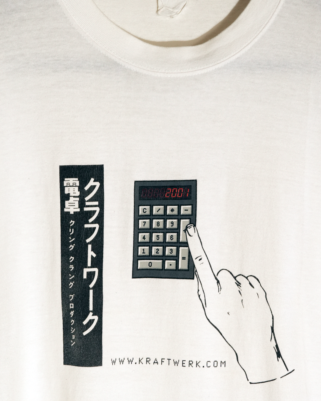 2001 kraftwerk 電卓 T-shirt