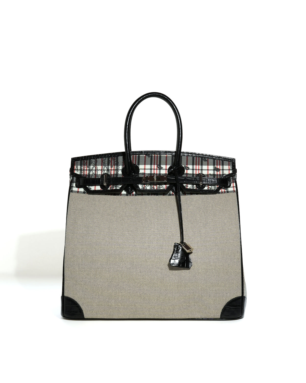 1of1 Tartan Check Canvas Travel Bag 40