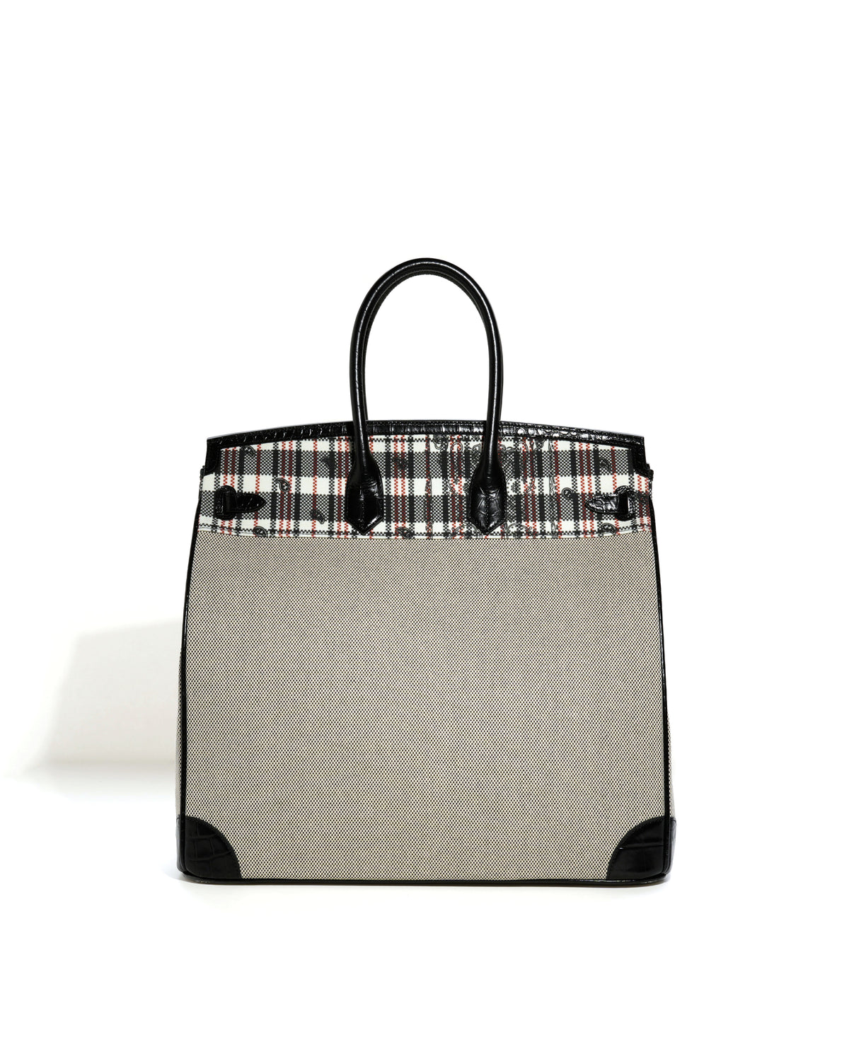 1of1 Tartan Check Canvas Travel Bag 40