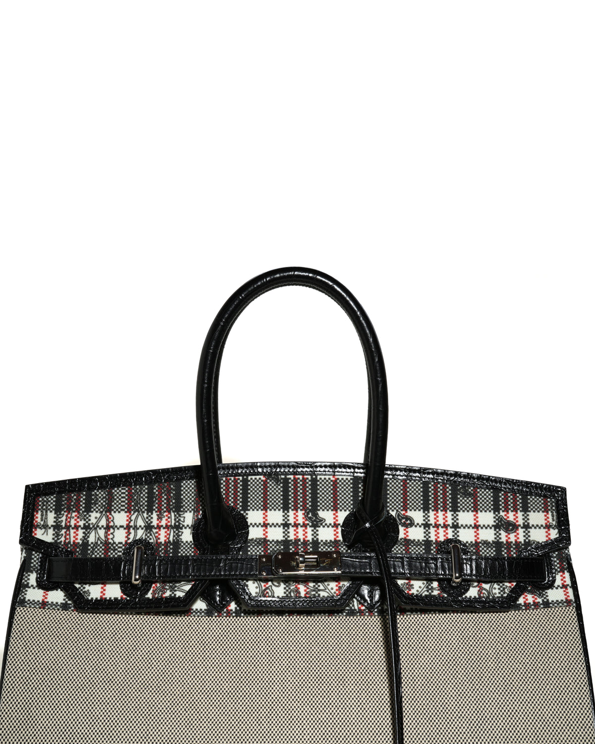 1of1 Tartan Check Canvas Travel Bag 40