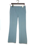 Light Blue Cotton Flared Pants