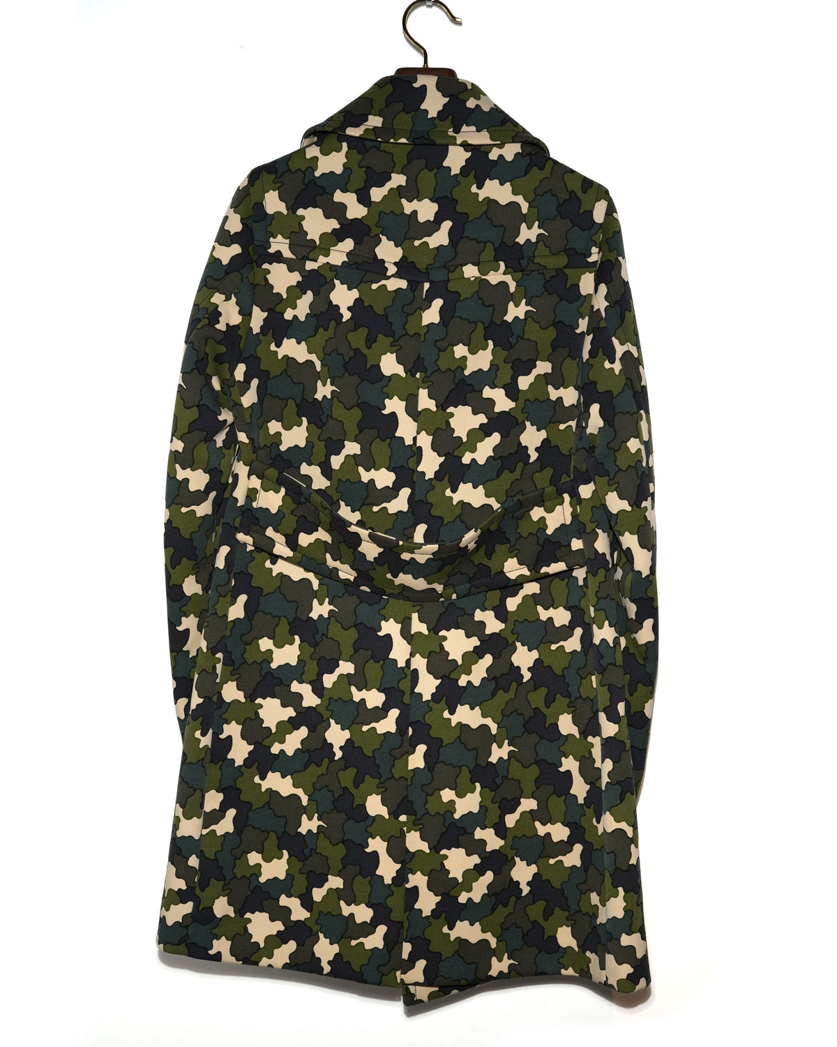 Camo Double Breasted Coat