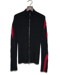Spiral Pattern Ribbed Driver Sweater